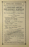 Strauss, Richard - Lot of 8 Program 1914-1917