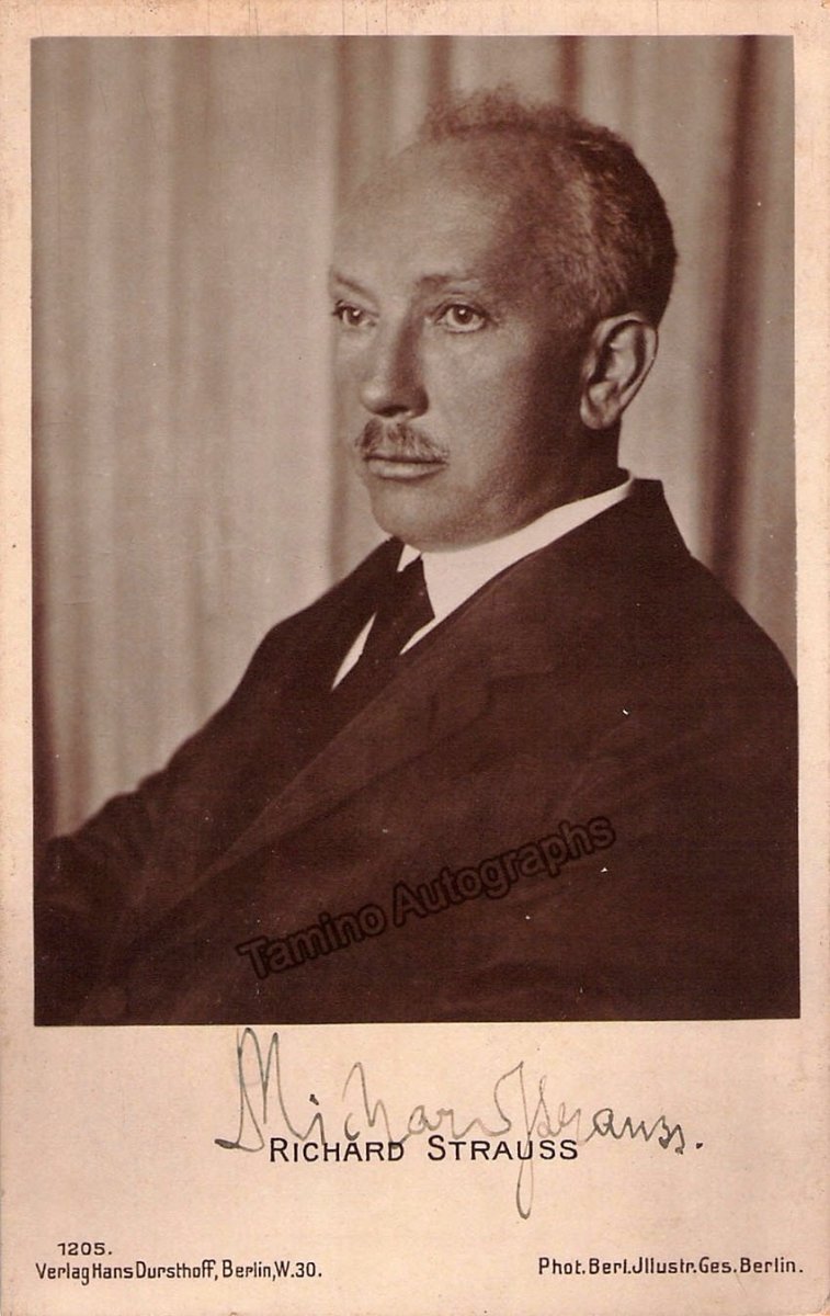 Strauss, Richard - Signed Photograph
