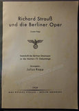 Strauss, Richard - Special Publication 75th Birthday