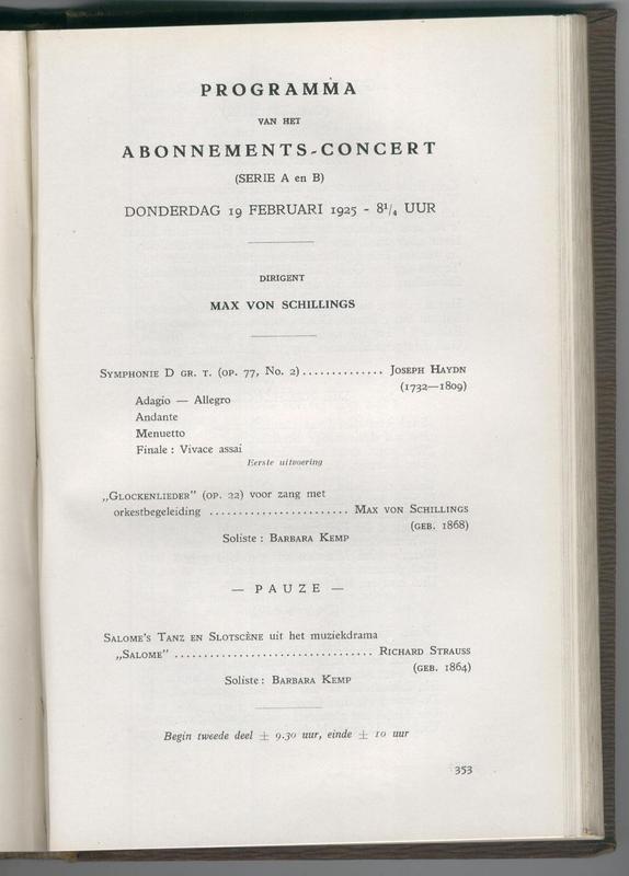 Stravinsky, Igor and Others - Volume with 45 Programs Amsterdam 1924-1925 - Tamino