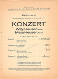 String Concert Programs - Lot of 12 German Programs 1899-1935