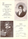 String Ensembles - Lot of 7 Programs/Playbills New York 1908-1928