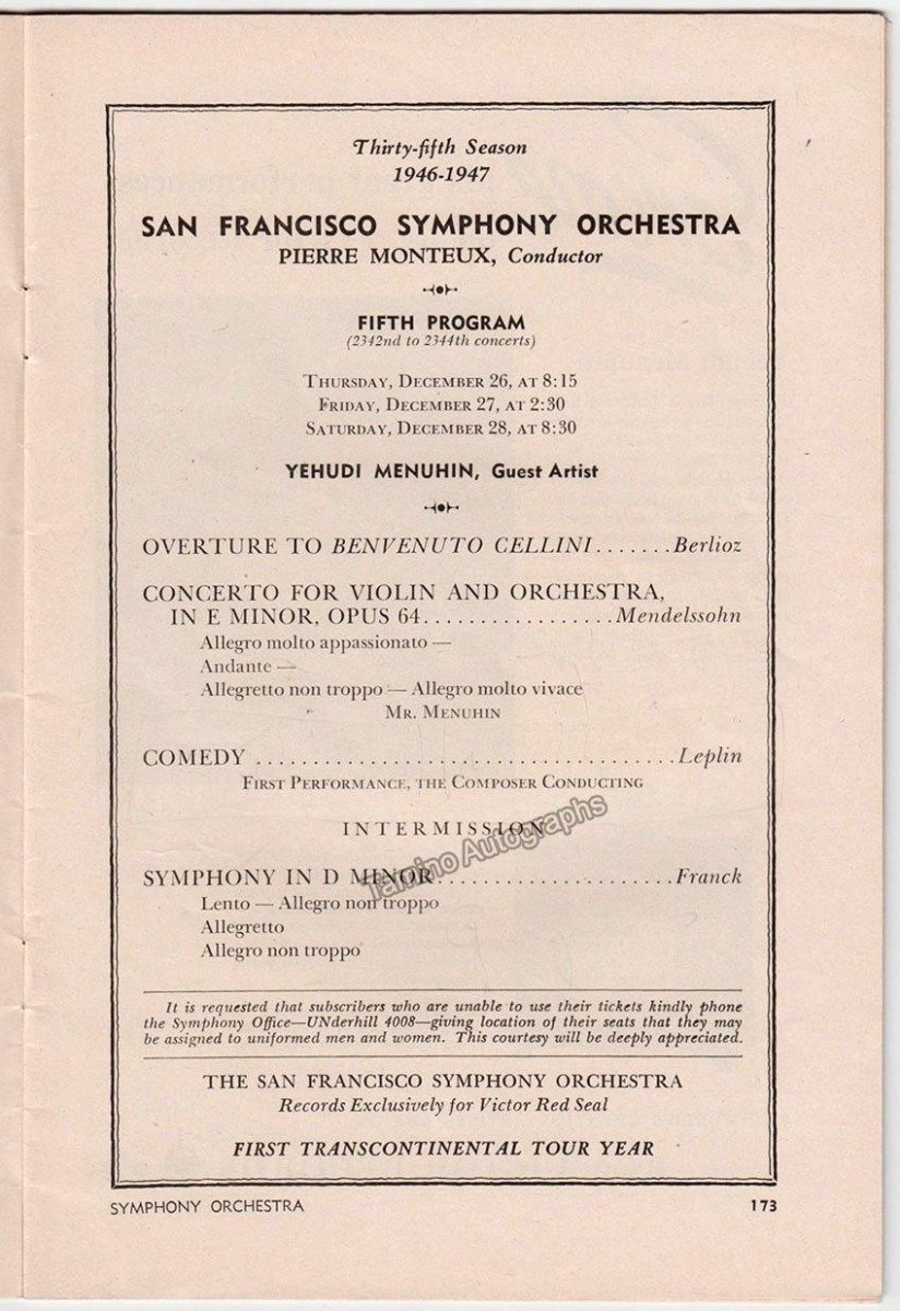 Strings - Lot of 8 Concert Programs - Tamino