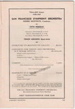 Strings - Lot of 8 Concert Programs