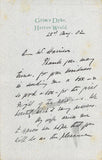 Sullivan, Arthur - Gilbert, William S. - Autograph Notes Signed