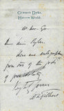 Sullivan, Arthur - Gilbert, W.S. - Autograph Letters Signed