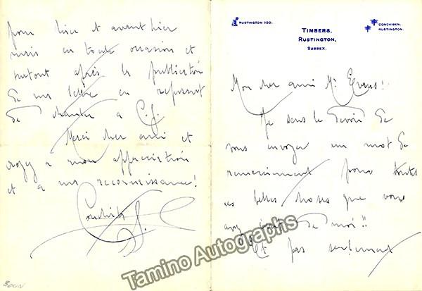 Supervia, Conchita - Autograph Letter Signed