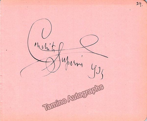 Supervia, Conchita - Signed Album Page 1934 - Tamino
