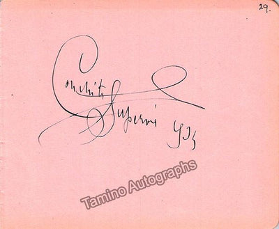 Supervia, Conchita - Signed Album Page 1934