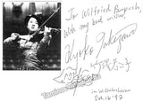 Takezawa, Kyoko - Signed Photo & Card 1992