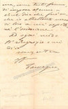 Tamagno, Francesco - Autograph Letter Signed 1897