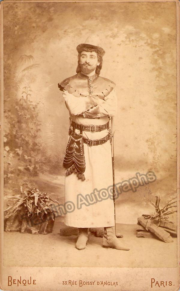 Tannhauser - Lot of 18 Large Cabinet Photos, Paris Grand Opera 1895 - Tamino