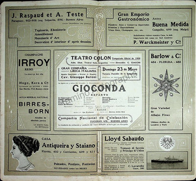 La Gioconda 1909