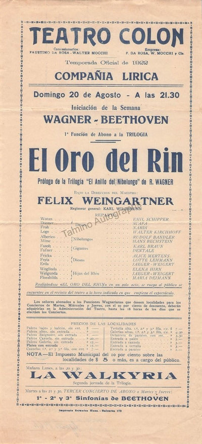 Das Rheingold 1922 (b)