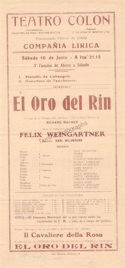 Das Rheingold 1922 (a)