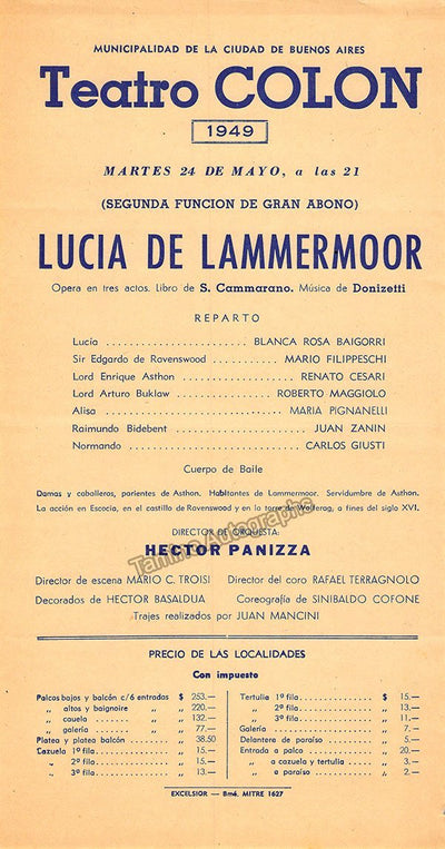 Lucia di Lammermoor 1949