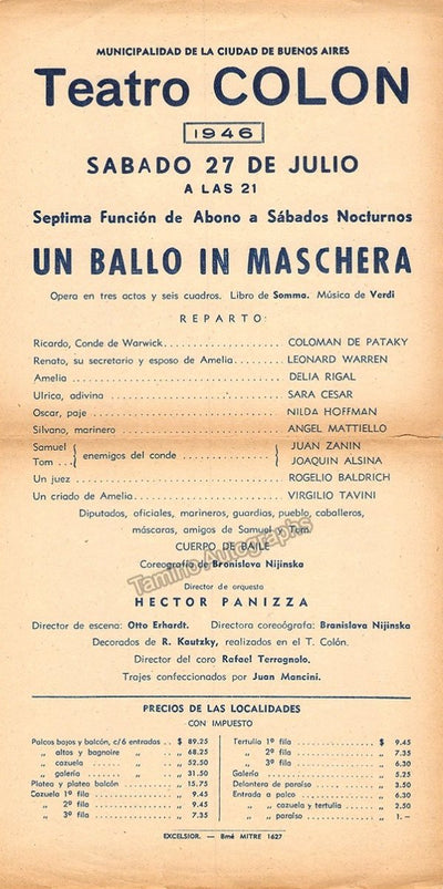 Un Ballo in Maschera 1947