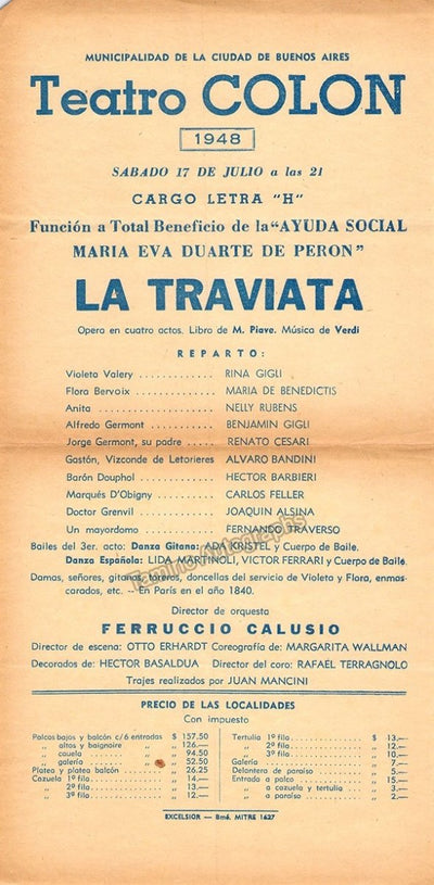 La Traviata 1948 (July 17th)