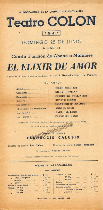 L'Elisir d'Amore 1947