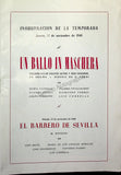 Teatro del Liceo - Collection of 49 Opera Programs 1930-1957 (Part 2)