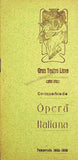 Teatro del Liceo - Program Collection of 61 Opera Programs 1887-1930