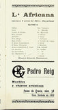 Teatro del Liceo - Program Collection of 61 Opera Programs 1887-1930