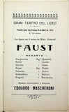 Teatro del Liceo - Program Collection of 61 Opera Programs 1887-1930