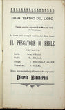 Teatro del Liceo - Program Collection of 61 Opera Programs 1887-1930