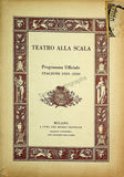 Teatro La Scala - Program Lot 1911-1939