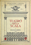 Teatro La Scala - Program Lot 1911-1939