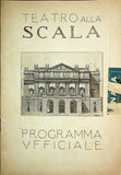 Teatro La Scala - Program Lot 1911-1939