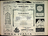 Teatro La Scala - Program Lot 1911-1939