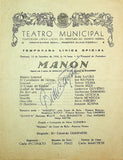 Teatro Municipal Rio de Janeiro - Signed Program Lot