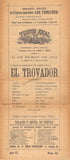 Teatro Real - Lot of 16 Programs for Performances 1903-1907