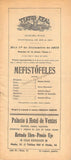 Teatro Real - Lot of 16 Programs for Performances 1903-1907