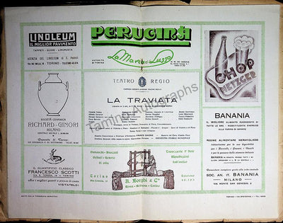 Teatro Regio di Torino - Lot of 5 Opera Programs 1926-1935