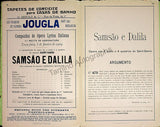 Teatro San Carlos - Lisbon - Lot of 18 Opera Programs 1908-1910