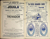 Teatro San Carlos - Lisbon - Lot of 18 Opera Programs 1908-1910