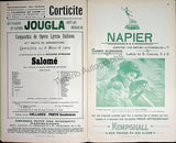 Teatro San Carlos - Lisbon - Lot of 18 Opera Programs 1908-1910