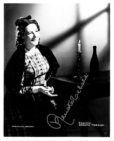 Tebaldi, Renata - Various Autographs