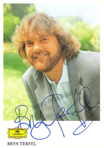 TERFEL, Bryn (Various Autographs)