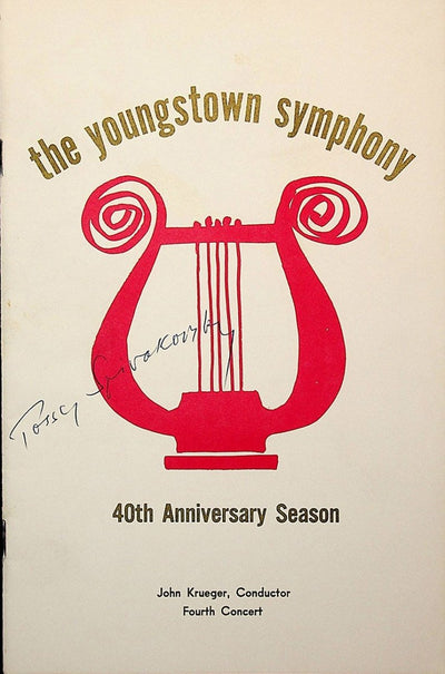 Spivakovsky, Tossy - Signed Program 1967
