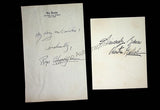 Theater and Stage - Large Autograph Letter, Photo and Clip Lot