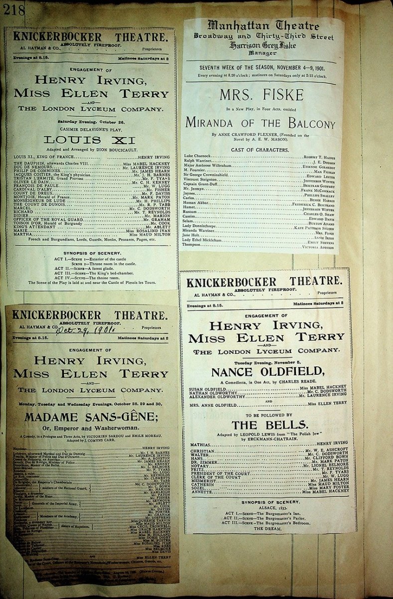 Theater - Large Program Clip Collection 1880-1925 - Tamino