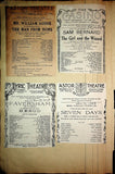 Theater - Large Program Clip Collection 1880-1925