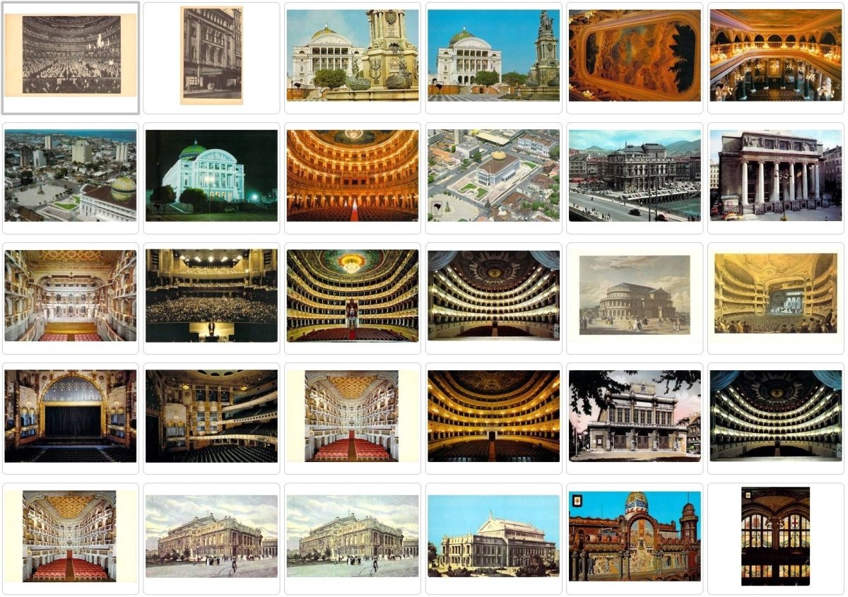 Theaters of the World - Large Postcard Collection - Tamino