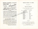 Theatre National de L´Opera - L´Illustration - Program Lot 1894-1903