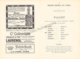 Theatre National de L´Opera - L´Illustration - Program Lot 1894-1903