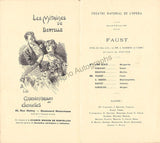 Theatre National de L´Opera - L´Illustration - Program Lot 1894-1903