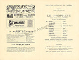 Theatre National de L´Opera - L´Illustration - Program Lot 1894-1903